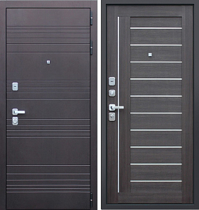 Товар Дверь Дуэт орех рифленый DIS006696